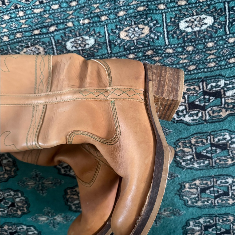FRYE AND CO. Tan Leather Ankle Boots - Picture 3 of 6